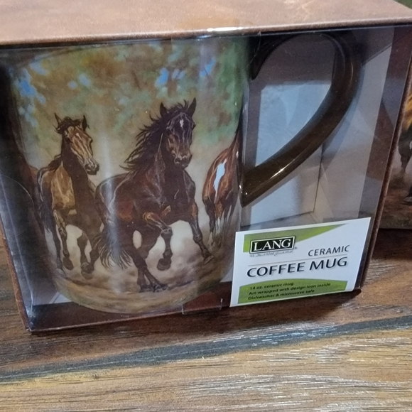 Lang Ceramic Horse coffee mug - Picture 2 of 6